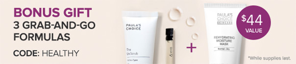 Bonus Gift 3 Grab-And-Go Formulas | CODE: HEALTHY
